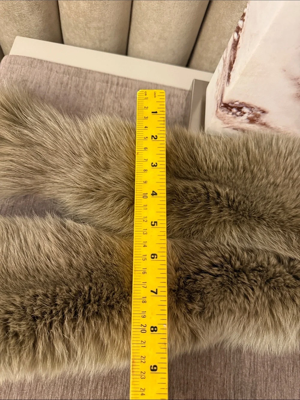Real Fox fur long scarf